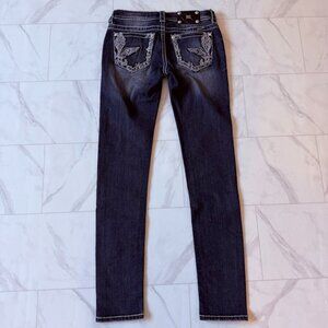 Miss Me Signature Wing Skinny Jeans JP5534S MK149 Size 27, NWOT